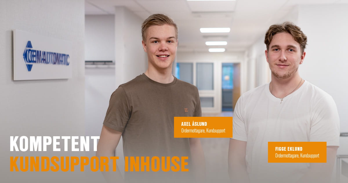 Kompetent kundsupport inhouse