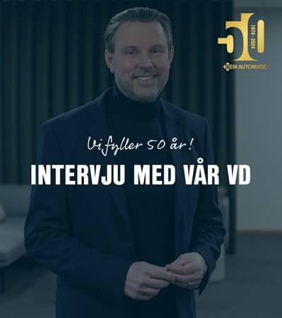 Intervju med VD Jens i samband med OEM Automatic 50 år