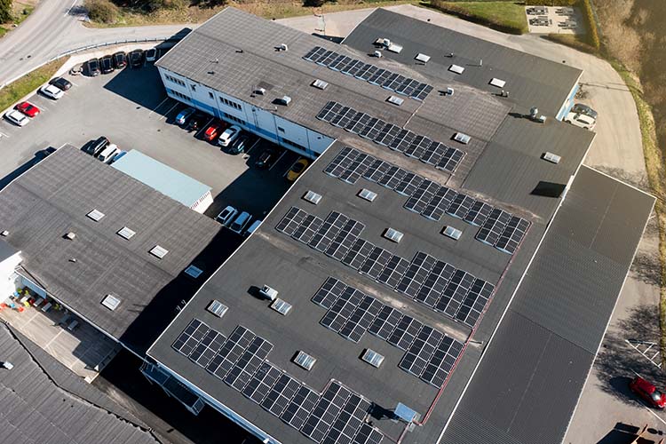 solceller på dalagatan bild