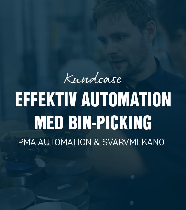 Kundcase hos PMA Automation och Svarvmekano med effektiv bin-picking 