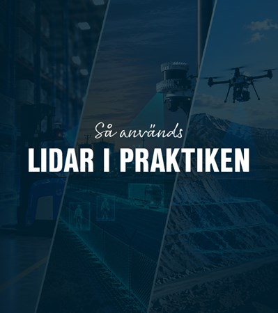 Så används LiDAR inom industri, säkerhet och robotik
