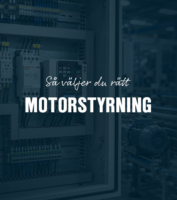 Så väljer du rätt motorstyrning för din applikation