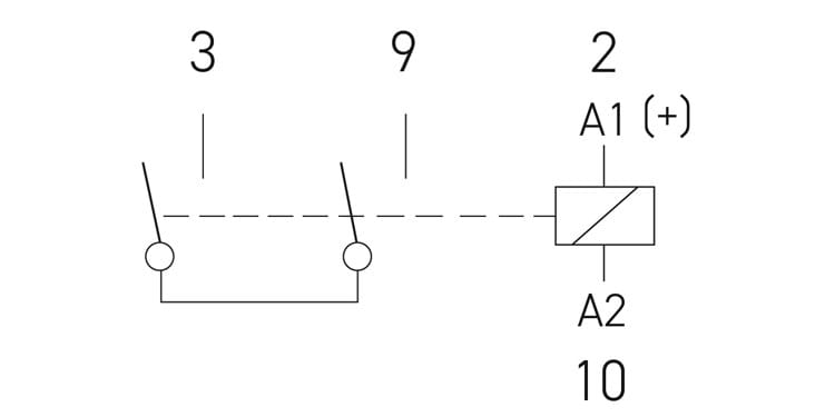 Gaffelkontakt diagram
