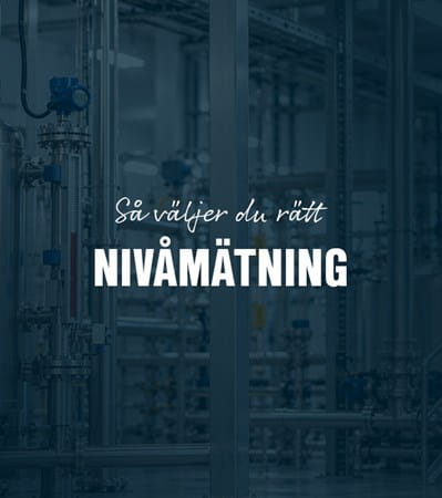 Så väljer du rätt nivåmätning