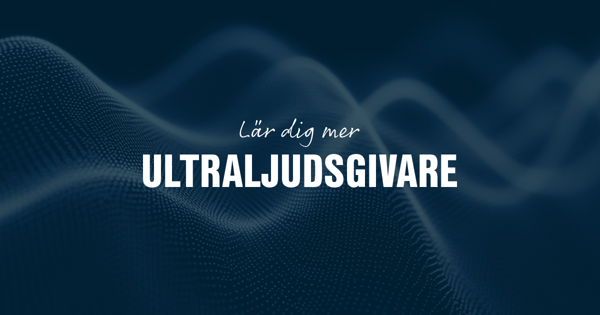 Lär dig mer om ultraljudsgivare
