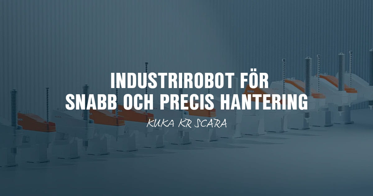 Industrirobot för snabb och precis hantering – KUKA KR SCARA OG
