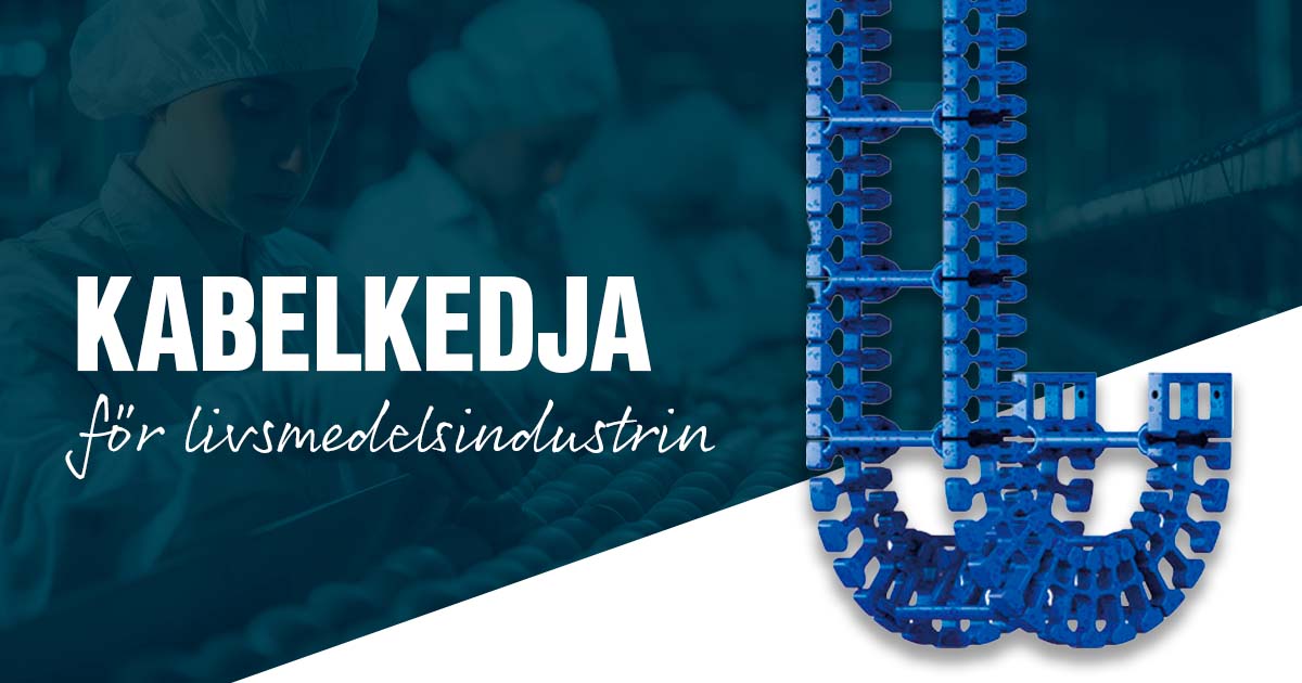 Kabelkedja för livsmedelsindustrin