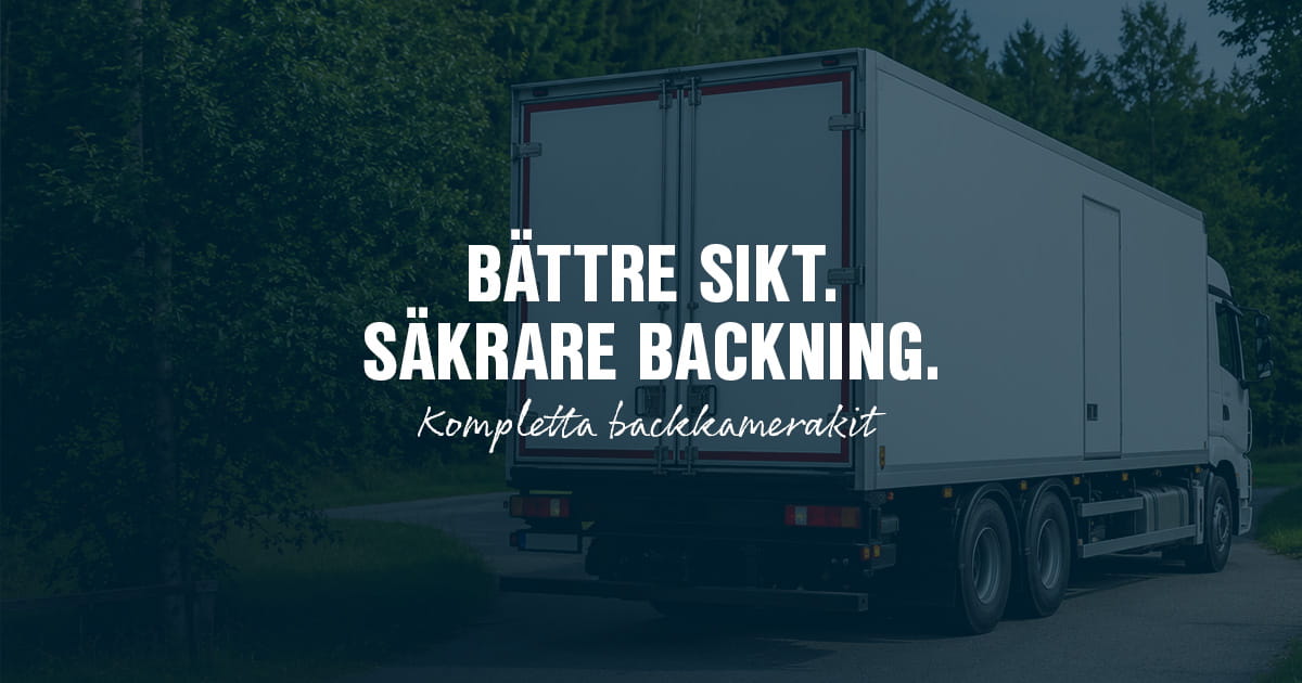 Öka säkerheten med ett komplett backkamerasystem