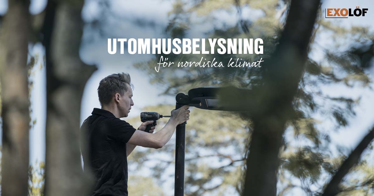 exolöfs utomhusbelysning