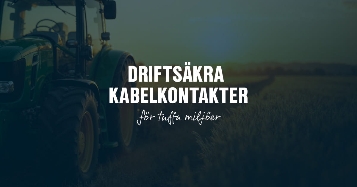 Kabelkontakter från Molex – driftsäkra lösningar för tuffa miljöer