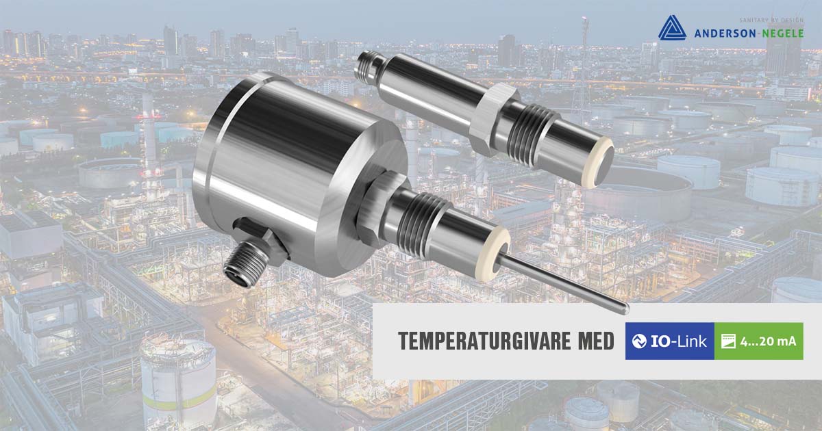 Temperaturgivare med flexibel kommunikation