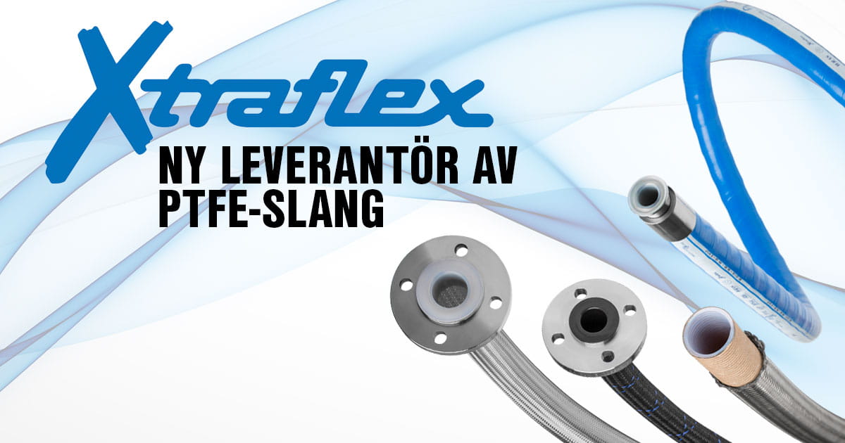 Xtraflex ny leverantör av PTFE-slang
