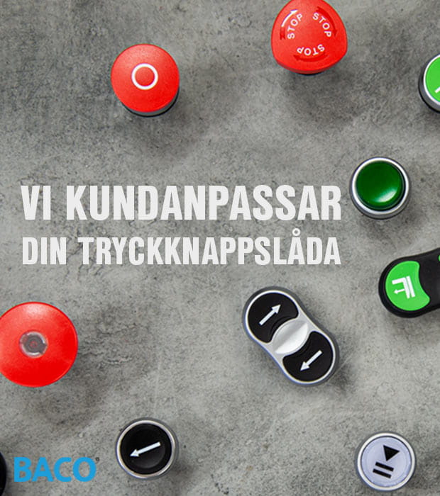 Vi kundanpassar din tryckknappslåda