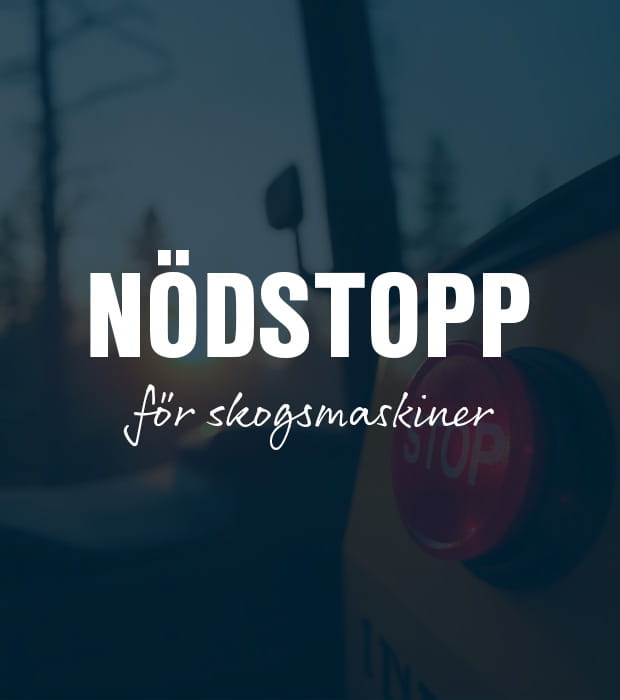 Nodstopp skogsmaskin