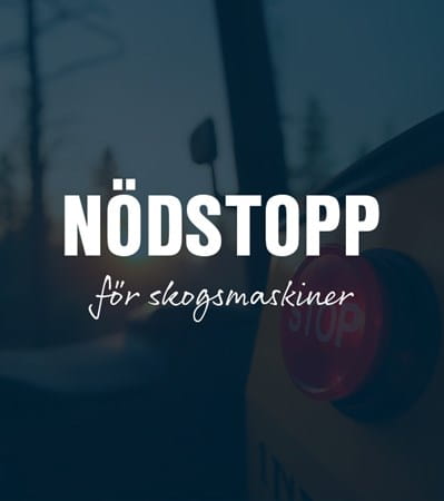 Nodstopp skogsmaskin