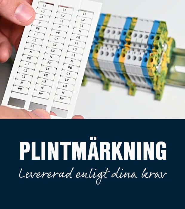 Specialmärkning plint