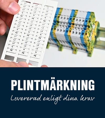 Specialmärkning plint