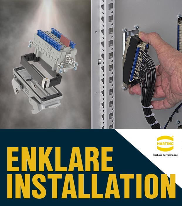 Enklare installation med HARTING