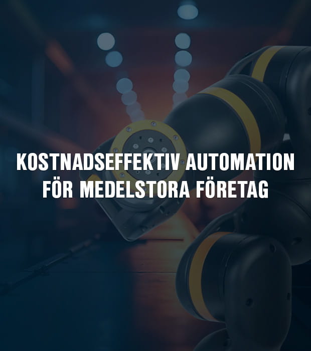 Kostnadseffektiv automation med robotar från igus