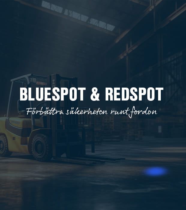 Bluespot och Redspot ökar säkerheten runt fordon