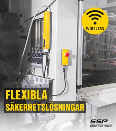 Flexibla säkerhetslösningar för formsprutningsmaskiner
