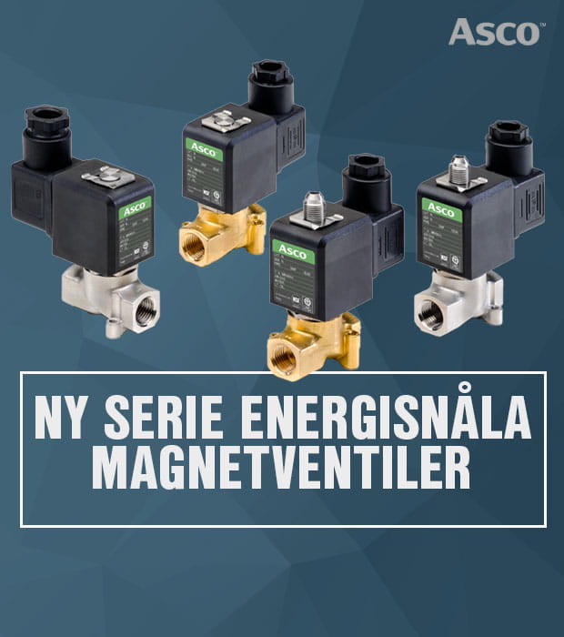 Ny serie magnetventiler p