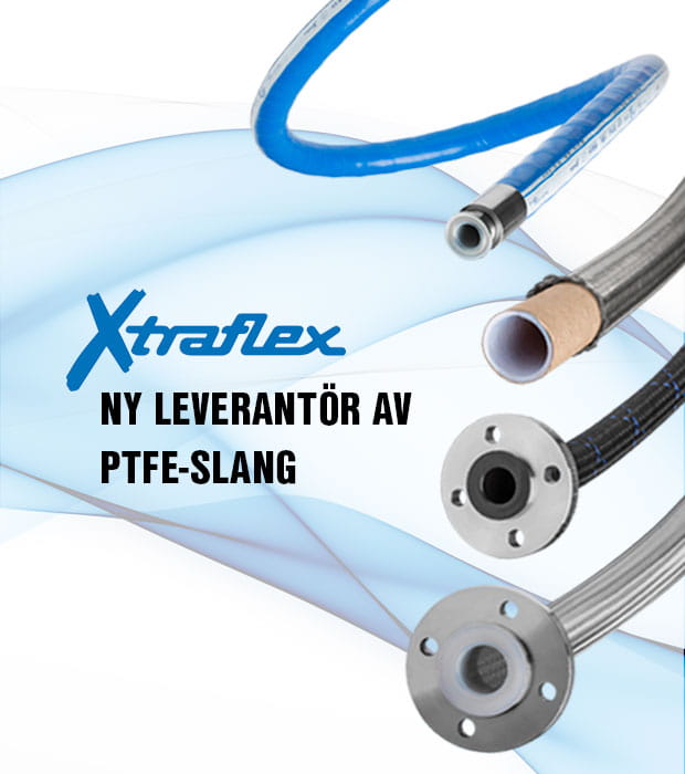 Xtraflex ny leverantör av PTFE-slang