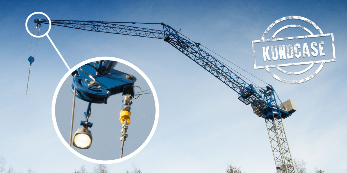 Artic Cranes nya större kranmodell Raptor 184 med Tecsis lastcell, modell F53S8