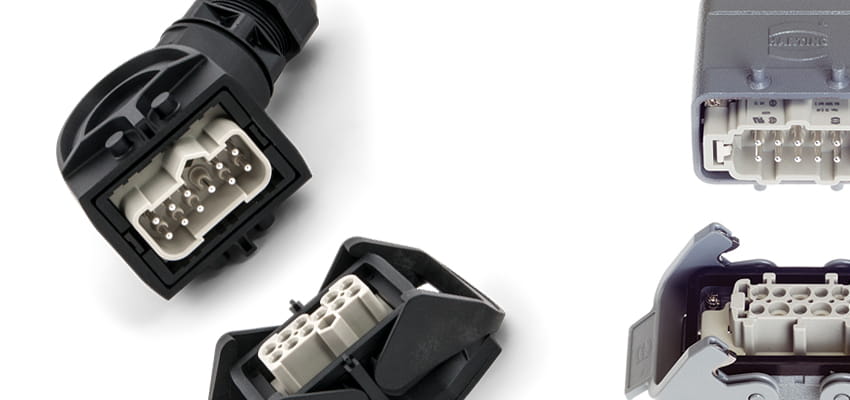 Kompletta kontakdon från HARTING. HAN-B, HAN-A och HAN-ECO