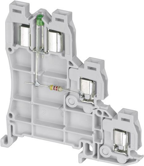 ADO-ADO,givarplint 3-våning med LED D1/5