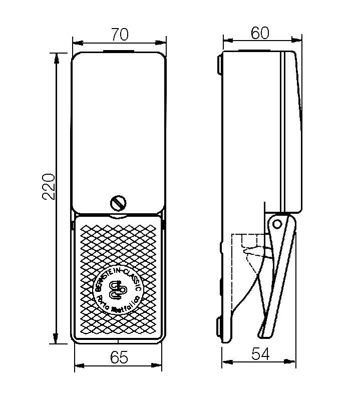 Fotpedaler Pedal 1 - Mått