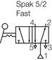 Spak 5/2, fast, ritning