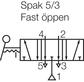 Spak 5/3, fast, öppen, ritning