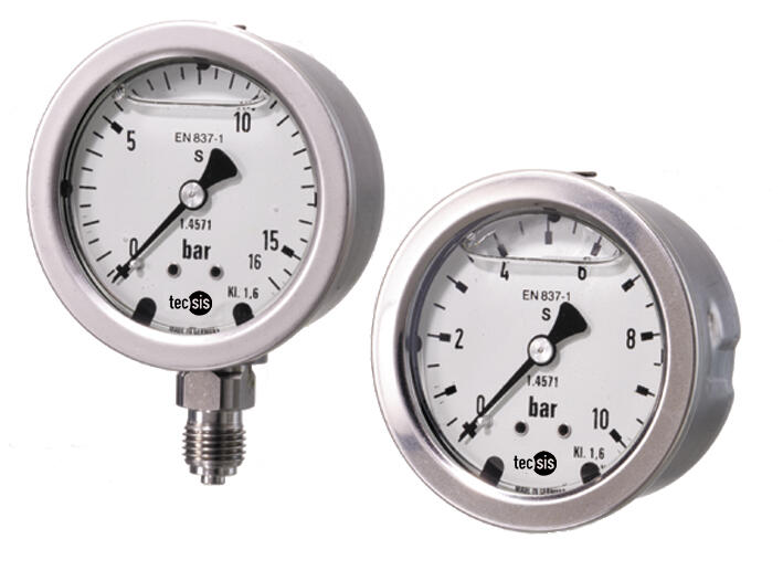 Syrafast Ø63 mm glycerindämpad
