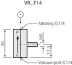Vakuumejektor VR-F14