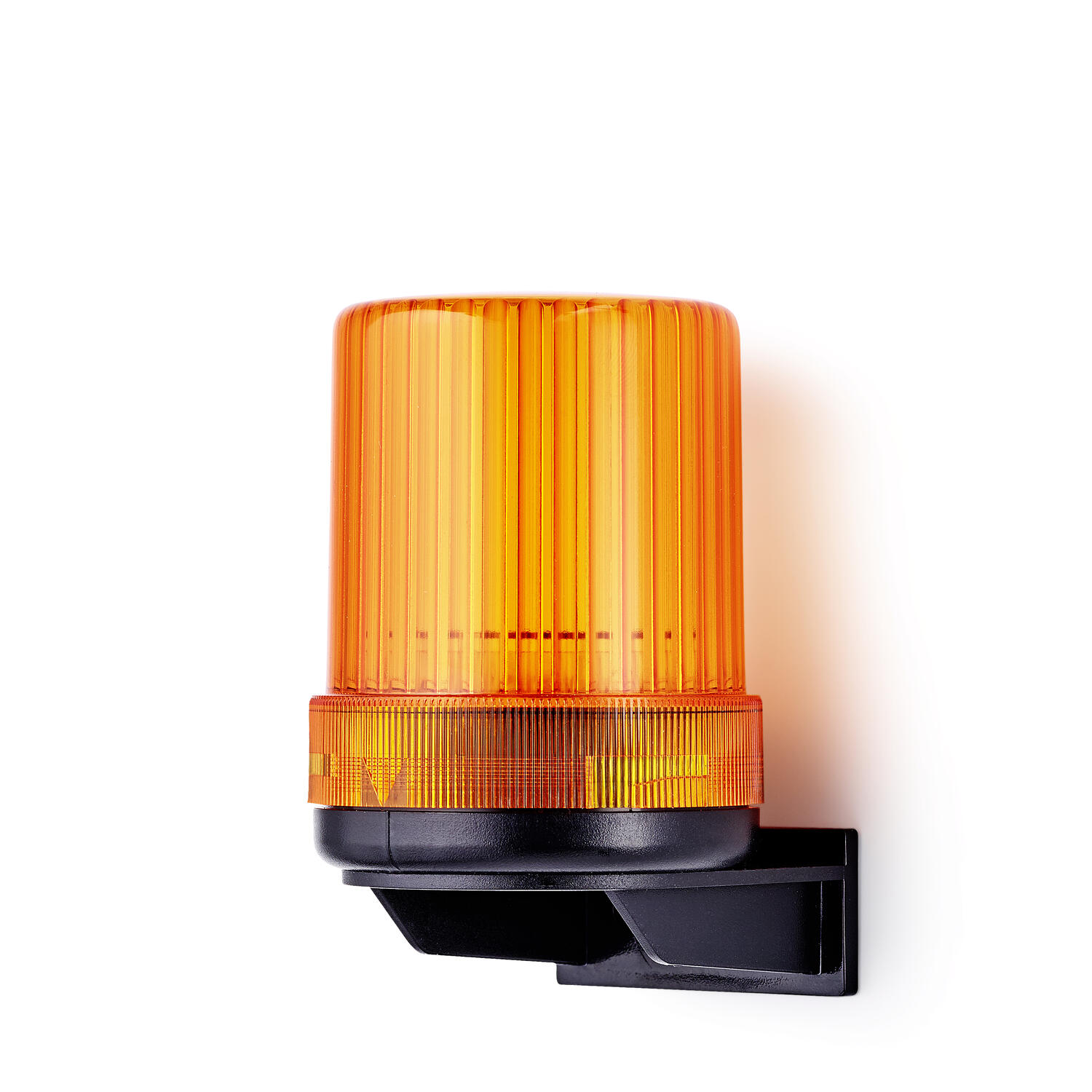 Varningljus med fäste. Serie WLK FLK orange med BVW BVF från AUER Signal.