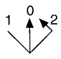 Vridvinkel "1-0-2" 45° C8-vinkel, återfj. 2-0